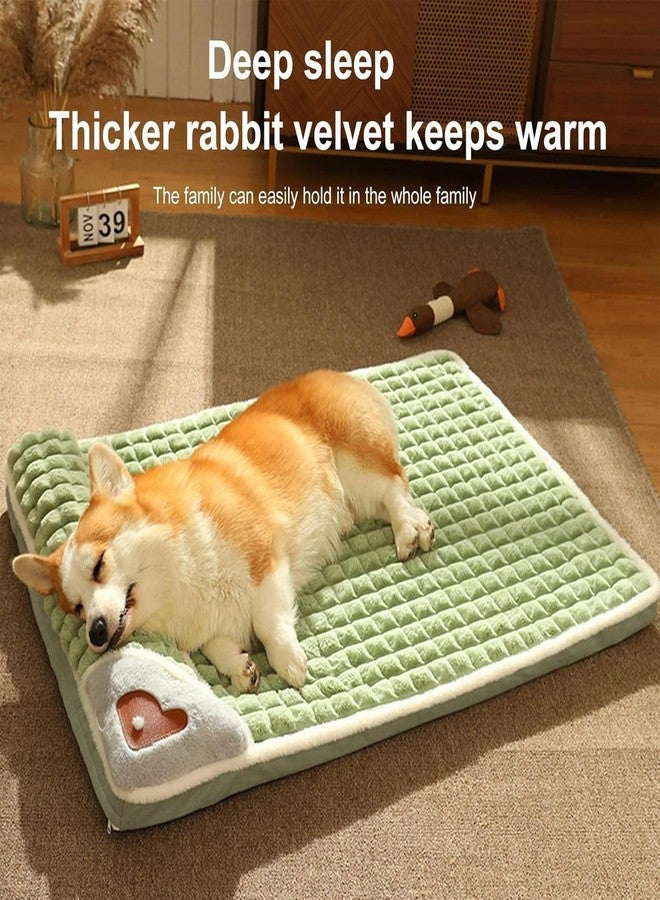 SEVIA Winter Warm Dog Bed Detachable Dog Sleeping Mat Washable Pet Bed with Pillows Comfortable Pet Sleeping Mat for Small Medium Large Dogs & Cats - Image 3